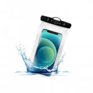 Vodeodolné plávajúce puzdro na mobil FIXED s kvalitným uzamykacím systémom a certifikáciou IPX8, čierna FIXFLT-BK
