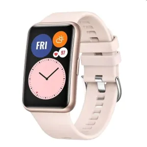 FIXED Silikónový remienok pre Huawei Watch FIT, ružová FIXSSTB-1054-PI