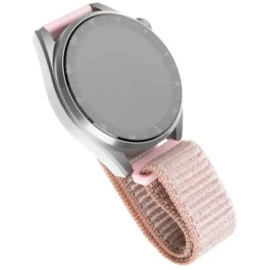 FIXED Nylonový remienok pre Smart Watch 20 mm, ružovo-zlatý FIXNST-20MM-ROGD