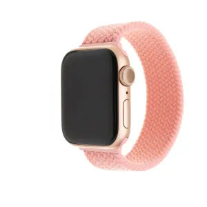 FIXED Elastic Nylon Strap pre Apple Watch 38/40/41mm veľkosť L ružový