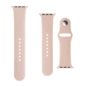 FIXED Set silikónových remienkov pre Apple Watch 38/40/41 mm, ružový FIXSST-436-PI