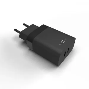 FIXED PD Rapid Charge s 2× USB-C výstupom a podporou Power Delivery 3.0 35 W čierna