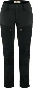 Fjällräven Keb Trousers Curved W Black 34 Outdoorové nohavice