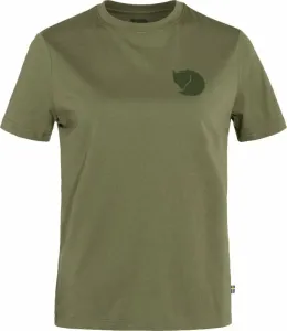 Fjällräven Fox Boxy Logo Tee W Green L Outdoorové tričko