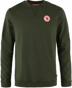 Fjällräven 1960 Logo Badge Sweater M Deep Forest 2XL Outdoorová mikina