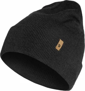 Fjällräven Classic Knit Hat Black Lyžiarska čiapka