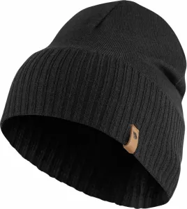 Fjällräven Merino Lite Hat Black Čiapka