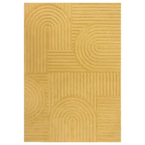 Flair Rugs koberce Kusový koberec Solace Zen Garden Ochre - 120x170 cm