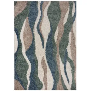 Flair Rugs koberce Kusový koberec Alta Stream Blue/Green - 120x170 cm