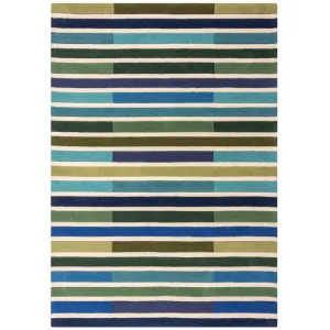 Ručne všívaný kusový koberec Illusion Piano Green/Multi Rozmery kobercov: 200x290