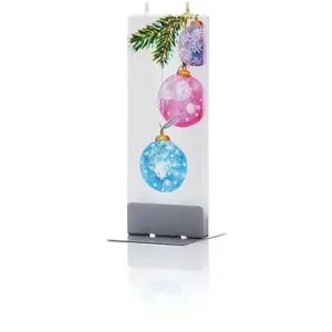 FLATYZ Flat Pink and Blue Hanging Christmas Ornaments