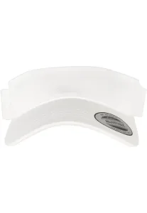 Flexfit Curved Visor Cap white - One Size