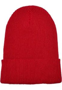 Flexfit Recycled Yarn Ribbed Knit Beanie red - One Size