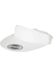 Urban Classics Flat Round Visor Cap white - One Size