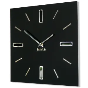Nástenné hodiny Brilliant Flexistyle z118, 30cm čierna #7453138