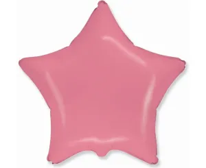 Flexmetal Fóliový balón - Hviezda, pastel červené 45 cm