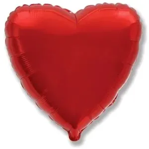 Balón fóliový 45 cm srdce červené – Valentín/svadba