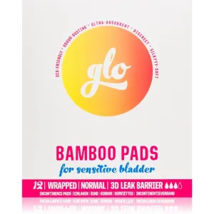 GLO Bamboo Normal inkontinenčné vložky s krídelkami 12 ks