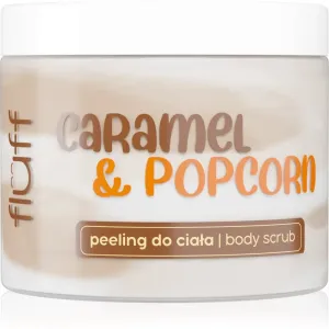 Fluff Caramel & Popcorn telový peeling 160 ml