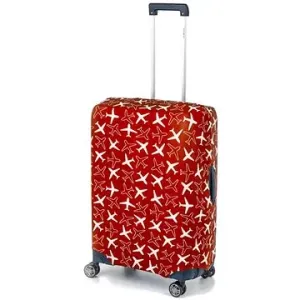 FLY-MY Obal na kufor Plane M – Spinner 60-70 cm, červený