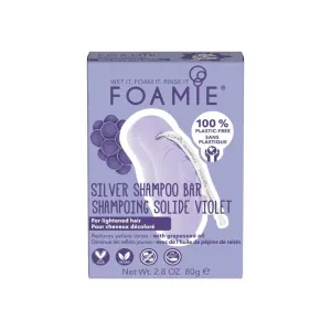 Foamie Tuhý šampón pre blond a odfarbené vlasy Silver Linings (Shampoo Bar) 80 g