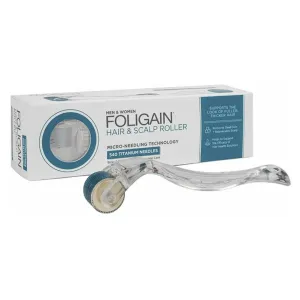 Foligain Hair&Scalp Roller na rast vlasov s titánovými ihlami 0,25 mm