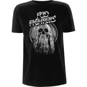 Foo Fighters tričko Bearded Skull Čierna XXL
