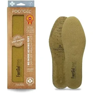 Footgel Gélové vložky do topánok WALK pánskou s vôňou pomaranč, veľkosť 39-42 #8942339