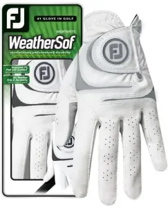 Footjoy WeatherSof Womens Golf Glove White/Grey LH S