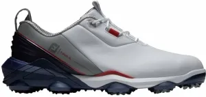 Footjoy Tour Alpha Mens Golf Shoes White/Navy/Grey 42,5 Pánske golfové topánky