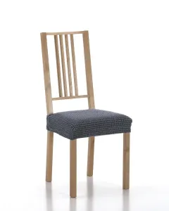 Poťah elastický na sedák stoličky, SADA komplet 2 ks, modrý