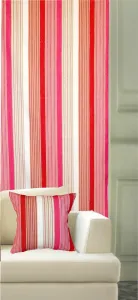 Hotový záves, Stripe, červený, 140 x 160 cm