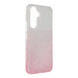 Puzdro Shining 3in1 TPU Samsung Galaxy A54 5G - ružovo-strieborné