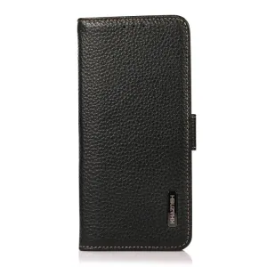Kožené puzdro Khazneh leather case čierne – Samsung Galaxy S22 Ultra