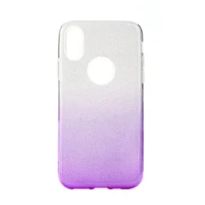 Ligotavý Kryt Forcell Shining transparentno-fialový – Huawei P30 Lite
