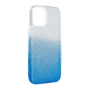 Ligotavý Kryt Forcell Shining transparentno-modrý – Apple iPhone 12 Mini