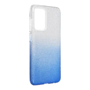 Ligotavý Kryt Forcell Shining transparentno-modrý – Samsung Galaxy A52 / A52 5G / A52s 5G