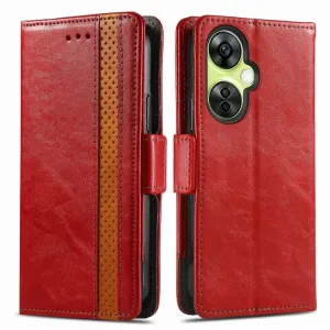 Peňaženkové puzdro CaseNeo červené – OnePlus Nord CE 3 Lite 5G