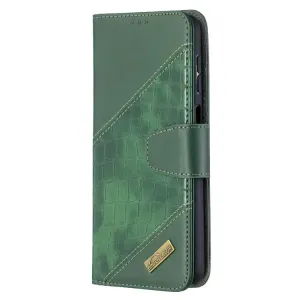 Peňaženkové puzdro Crocodile Texture zelené – Samsung Galaxy A12 / M12