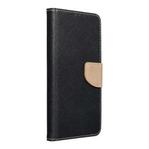 Peňaženkové puzdro Fancy Book čierno-zlaté – Apple iPhone 14 Plus