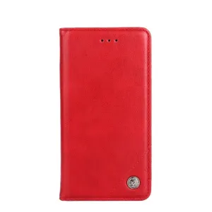 Peňaženkové puzdro Non-magnetic Retro Case červené – Motorola Moto G52 / G82 5G