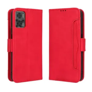 Peňaženkové puzdro Slots case červené – Motorola Moto E22