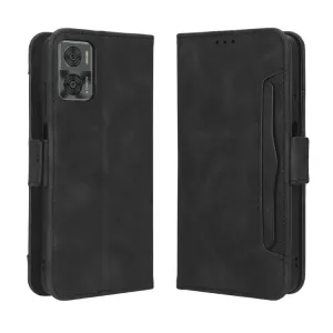 Peňaženkové puzdro Slots case čierne – Motorola Moto E22