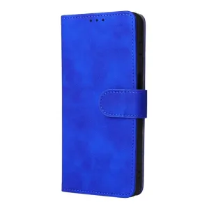 Peňaženkové puzdro Solid modré – Motorola Moto G22