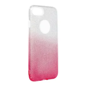 Silikónové puzdro na Apple iPhone 7/8/SE 2020 Forcell SHINING strieborno-ružové