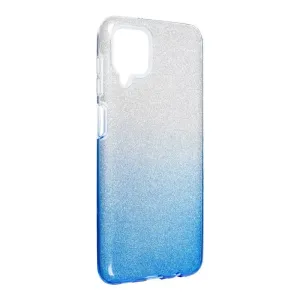 Silikónové puzdro na Samsung Galaxy A12 A125 Forcell SHINING strieborno-modré