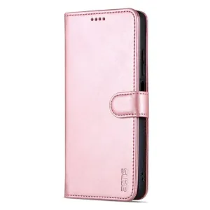 Peňaženkové puzdro AZNS Skin Feel ružové – Xiaomi Redmi Note 12 Pro