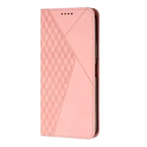Peňaženkové puzdro Diamond Pattern case ružové – Xiaomi Poco X5 Pro 5G