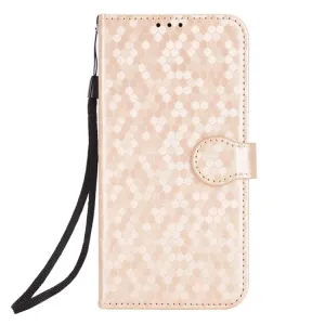 Peňaženkové puzdro Honeycomb Dot Texture Case zlaté – Xiaomi Redmi Note 13 Pro+ 5G