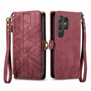 Peňaženkové puzdro Purse case červené – Samsung Galaxy S24 Ultra